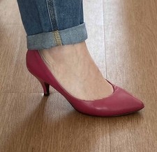 Escarpins vintage en cuir