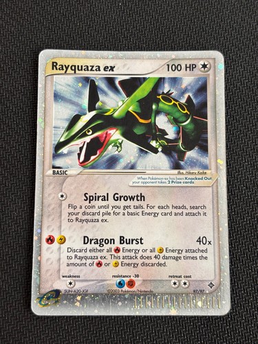 Carte pokémon rayquaza - carte, ex