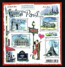 France feuillet F 4514 Capital Européennes Paris Neuf** 2010