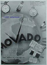PUBLICITE MOVADO MONTRE  GRAND