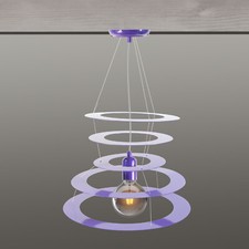 Suspension luminaire violet Eclairage suspendue pour plafond Lampe Compatible L