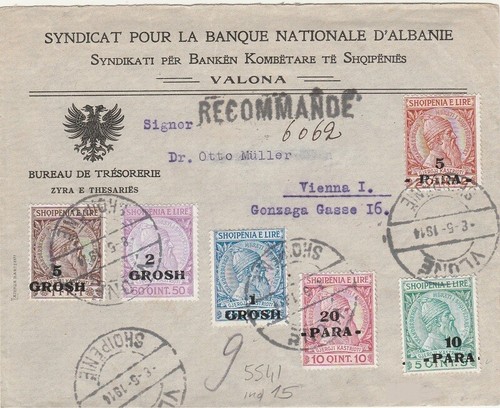 Albanie lettre recommandée - lettre,