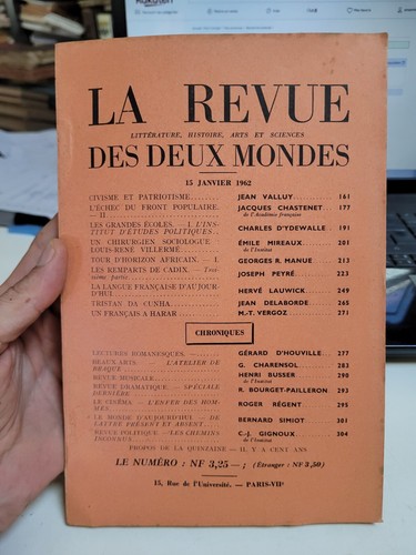 Revue des deux - revue,