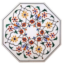 61cm Marbre Table Pietradura