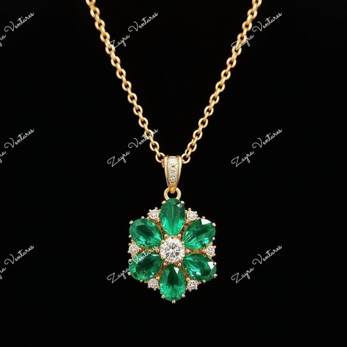 Collier pendentif charme - charme, poire