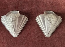 Paire d'appliques Art déco Petitot France En Parfait État