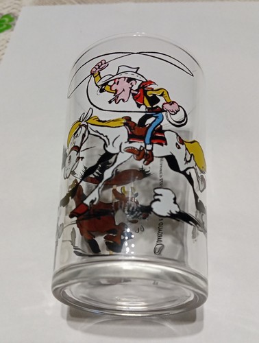 Verre moutarde lucky luke - verre,