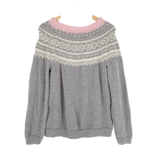 Pull vintage nordique - pull,