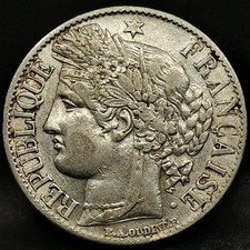 1 FRANC 1881 A PARIS ARGENT