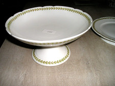 PORCELAINE de LIMOGES - GUERIN WILLIAM 1891 / 1927  -  PLAT à DOUCEUR -COUPE