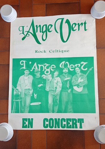 Affiche concert ange vert - l'ange,