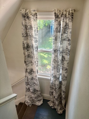 French toile jouy black - toile,