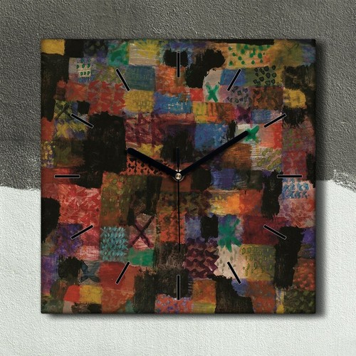 Horloge décorative sur toile