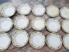 15 Assiettes Creil Hbcm Mimosas 