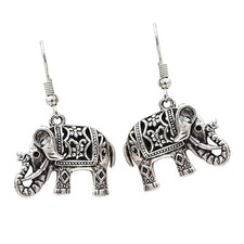 Boucle d'oreille éléphant