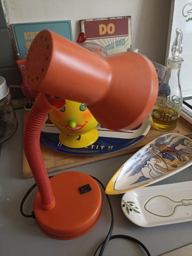 Lampe bureau orange vintage - orange,