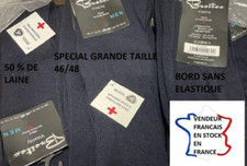 CHAUSSETTES SANS ELASTIQUE ,SPECIAL GRANDE TAILLE46/48 ,50% LAINE ,prix 1 PAIRE.