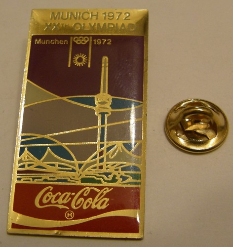 Pins coca cola - olympics, munich