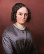 Tableau portrait jeune fille