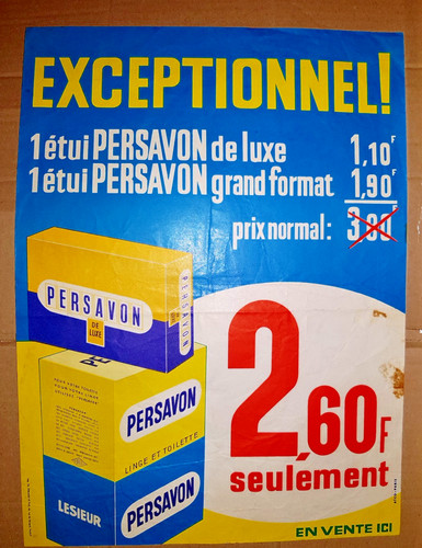 Affiche publicitaire ancien - publicitaire,