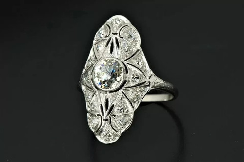 Bague ancienne fiançailles - ancienne, de
