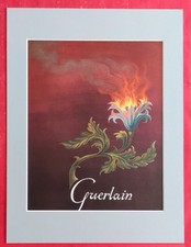 Pub de presse: GUERLAIN illustration de A.M CASSANDRE et Briquet FLAMINAIRE 1951