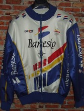 Banesto Nalini Maillot Vélo Veste Cyclisme Polaire Synthétique Tg. XL
