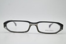 Lunettes Vintage Alain Mikli A0207 Noires Transparentes Carrées Monture