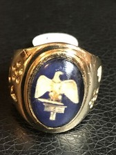 Grosse BAGUE CHEVALIERE Ovale