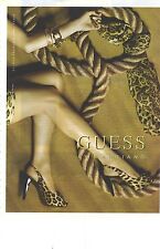 PUBLICITE ADVERTISING    2006  GUESS chaussures leopard