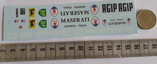 Decalcomanie decals déco - 1/43,