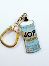 PORTE-CLES - PULVÉRISATEUR Bombe PEINTURE JOP COLOR - Métal ÉMAILLÉ Années 60 -