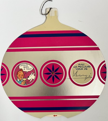 Herge carte voeux la - -,