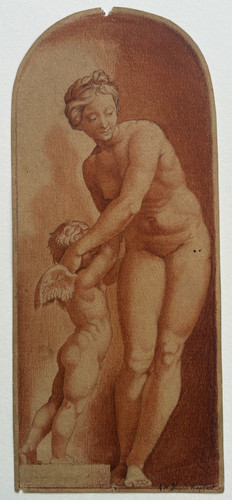Venus cupidon dessin original - venus,