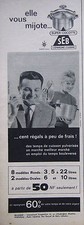 2 PUBLICITÉS 1961 SEB