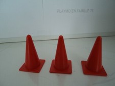 PLAYMOBIL vintage city life piste d'avion taxi lot trois plots set 3788 de 1989