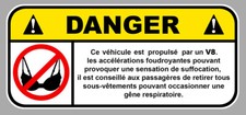 DANGER V8 VEHICULE SOUTIEN