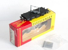 FLEISCHMANN HO 1453 N, WAGON RANCHER PLAT A PLATEAU PIVOTANT, TRANSPORT DE PIECE