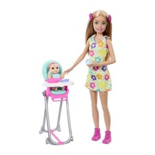 COFFRET BABYSITTER REPAS BEBE - BARBIE - HTK35
