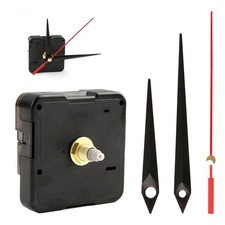 Kit de Mecanisme Horloge Murale Mécanisme Horloge Silencieux Quartz axe 16 mm...