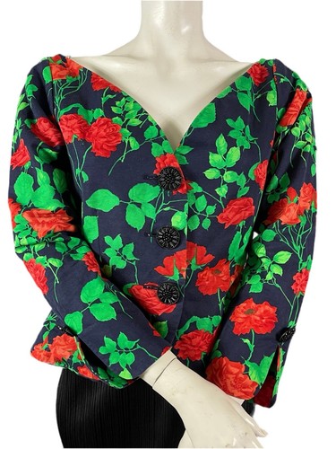 Veste fleurs vintage yves - À,