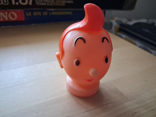 Tintin buste tête pvc - tintin,