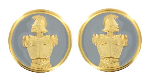 Paire insignes collet - d'insignes, de