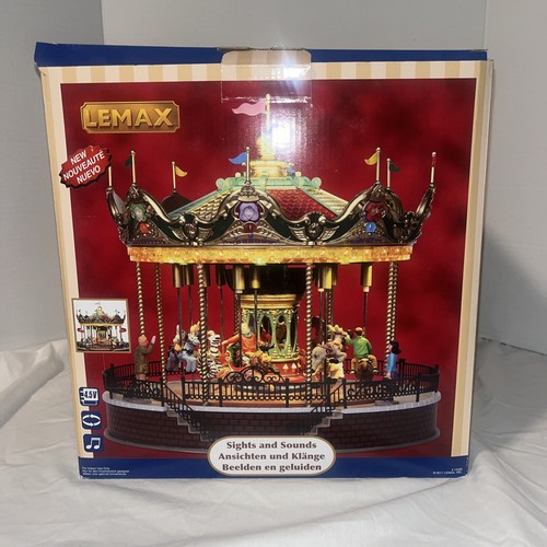 Lemax sunshine carousel - carousel, lights