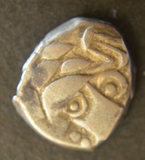 Monnaie gauloise en argent Drachme à la tête cubiste