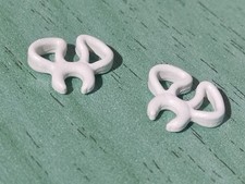 PLAYMOBIL x2 BOUCLES BLANCHES