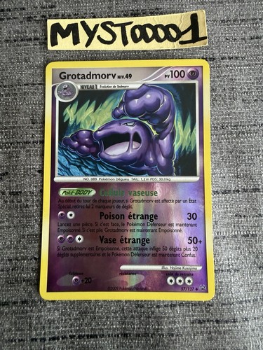 Carte pokémon grotadmorv - pokémon,