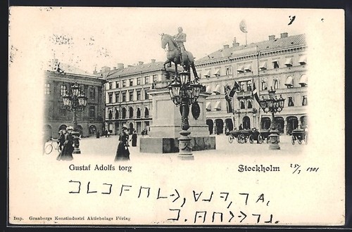 Carte postale stockholm - carte,