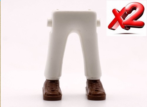 Playmobil jambes blanches - jambes,
