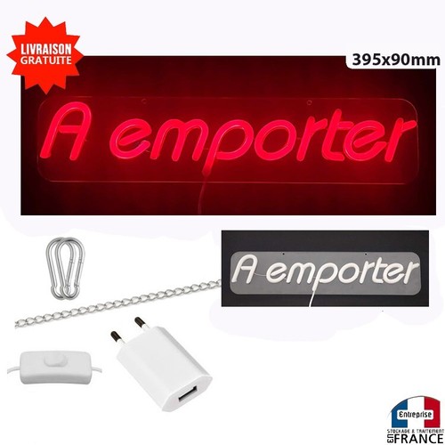 Panneau enseigne lumineuse
